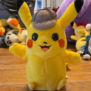 Detective Pikachu Plush Toy - Yellow